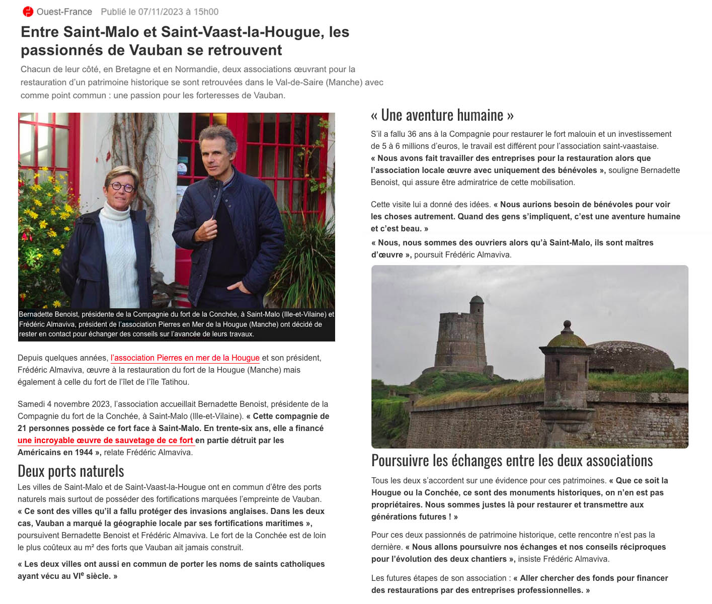 article Ouest France